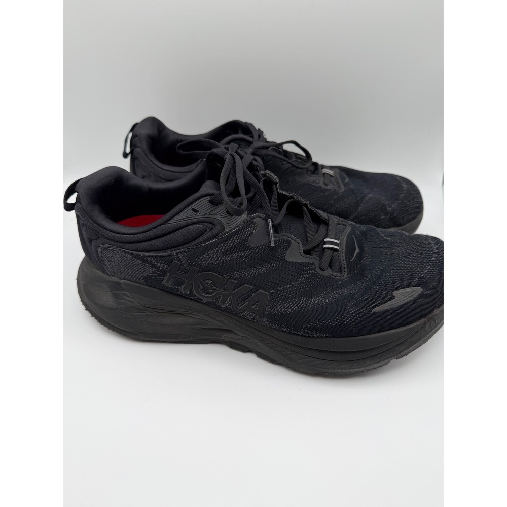 Hoka Gaviota 5 Wide Running Shoes Mens 10.5 2E Black 1171914 BBLC Stability